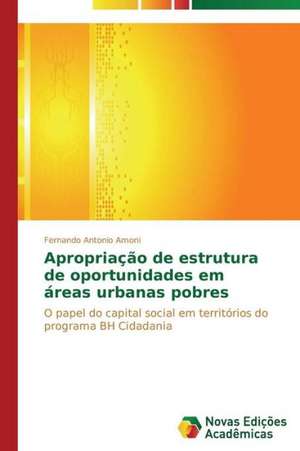 Apropriacao de Estrutura de Oportunidades Em Areas Urbanas Pobres: Um Enfoque Sistemico de Fernando Antonio Amoni