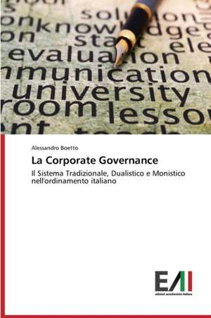 La Corporate Governance de Alessandro Boetto