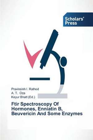 Ftir Spectroscopy of Hormones, Enniatin B, Beuvericin and Some Enzymes: Issues Confronting Indian Higher Education de Pravinsinh I. Rathod