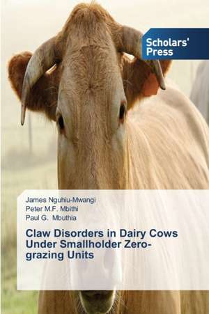 Claw Disorders in Dairy Cows Under Smallholder Zero-Grazing Units