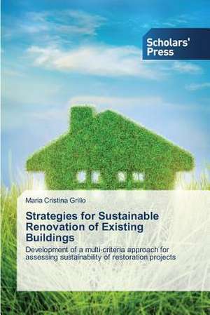 Strategies for Sustainable Renovation of Existing Buildings de Maria Cristina Grillo