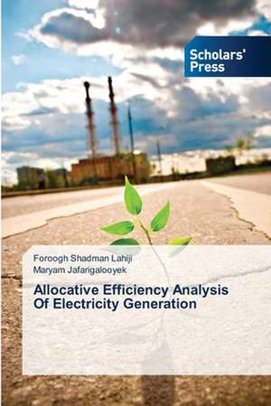 Allocative Efficiency Analysis of Electricity Generation: Prior to and After Euro Adoption de Foroogh Shadman Lahiji