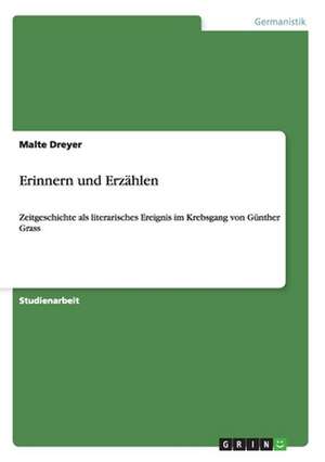 Erinnern und Erzählen de Malte Dreyer