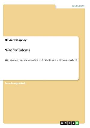 War for Talents de Olivier Estoppey