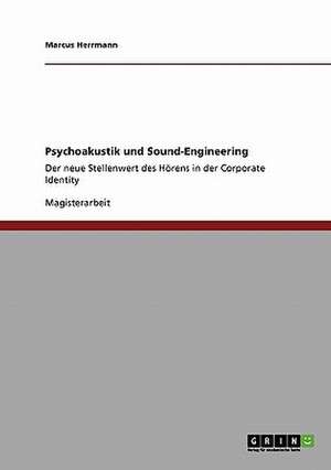 Psychoakustik und Sound-Engineering de Marcus Herrmann