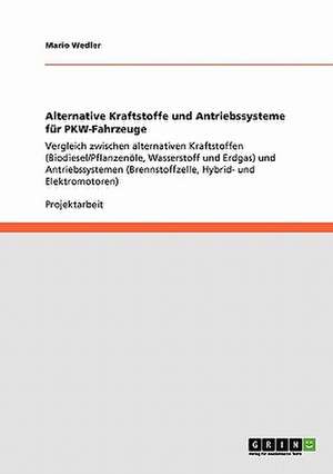 Alternative Kraftstoffe und Antriebssysteme für PKW-Fahrzeuge de Mario Wedler