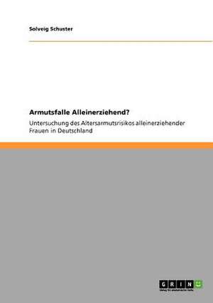 Armutsfalle Alleinerziehend? de Solveig Schuster