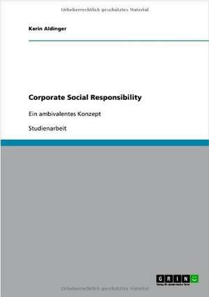 Corporate Social Responsibility de Karin Aldinger