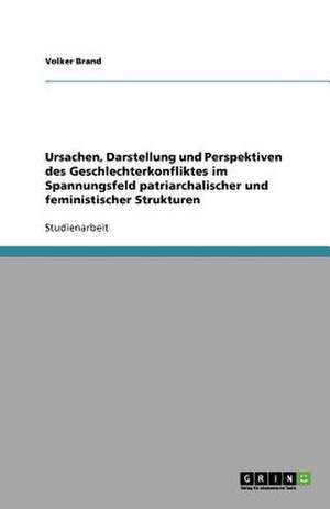 Ursachen, Darstellung und Perspektiven des Geschlechterkonfliktes im Spannungsfeld patriarchalischer und feministischer Strukturen de Volker Brand