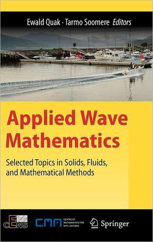 Applied Wave Mathematics: Selected Topics in Solids, Fluids, and Mathematical Methods de Ewald Quak