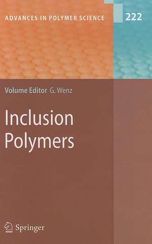 Inclusion Polymers de Gerhard Wenz