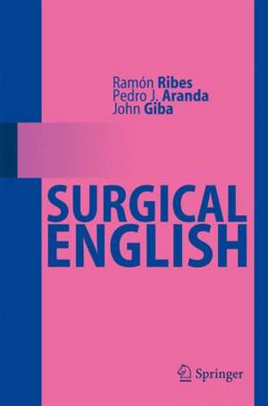 Surgical English de Ramón Ribes