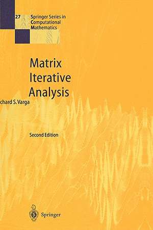 Matrix Iterative Analysis de Richard S Varga