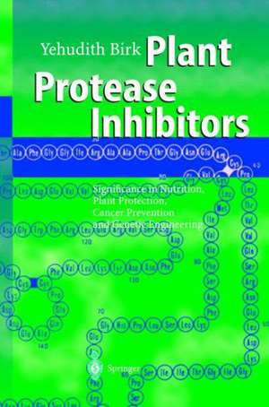 Plant Protease Inhibitors: Significance in Nutrition, Plant Protection, Cancer Prevention and Genetic Engineering de Yehudith Birk