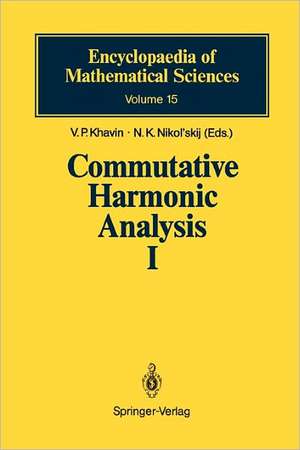 Commutative Harmonic Analysis I: General Survey. Classical Aspects de V.P. Khavin