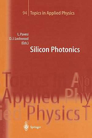 Silicon Photonics de Lorenzo Pavesi