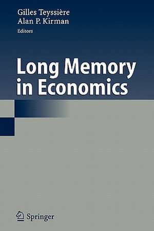 Long Memory in Economics de Gilles Teyssière