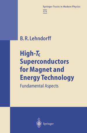 High-Tc Superconductors for Magnet and Energy Technology: Fundamental Aspects de Beate Lehndorff