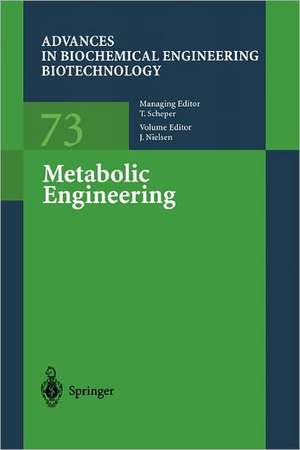 Metabolic Engineering de Jens Nielsen