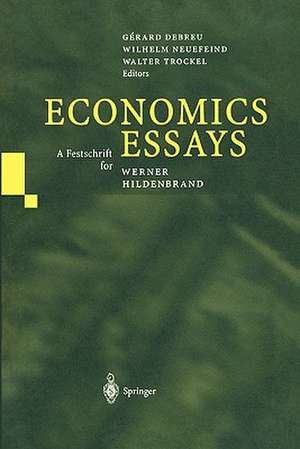 Economics Essays: A Festschrift for Werner Hildenbrand de Gerard Debreu