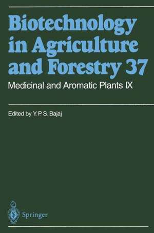 Medicinal and Aromatic Plants IX de Y. P. S. Bajaj