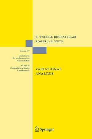 Variational Analysis de R. Tyrrell Rockafellar