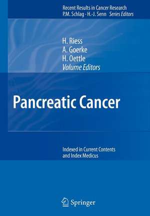 Pancreatic Cancer de H. Riess