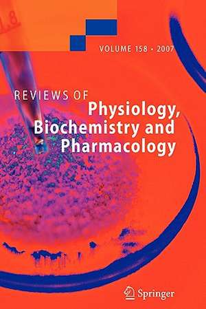 Reviews of Physiology, Biochemistry and Pharmacology 158 de S.G. Amara