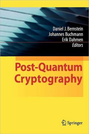 Post-Quantum Cryptography de Daniel J. Bernstein