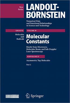 Asymmetric Top Molecules, Part 2 de Jean Demaison