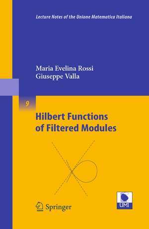 Hilbert Functions of Filtered Modules de Maria Evelina Rossi