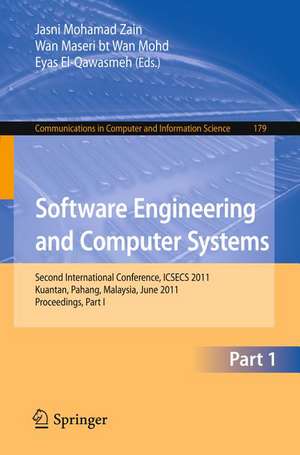 Software Engineering and Computer Systems, Part I: Second International Conference, ICSECS 2011, Kuantan, Malaysia, June 27-29, 2011. Proceedings, Part I de Jasni Mohamad Zain