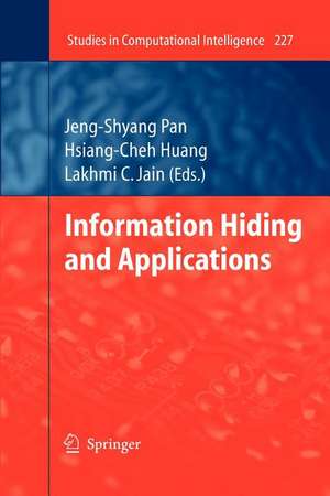 Information Hiding and Applications de Hsiang-Cheh Huang