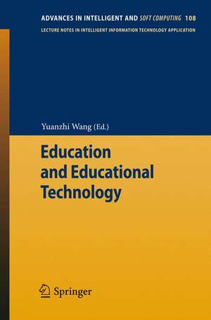 Education and Educational Technology de Yuanzhi Wang