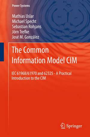 The Common Information Model CIM: IEC 61968/61970 and 62325 - A practical introduction to the CIM de Mathias Uslar