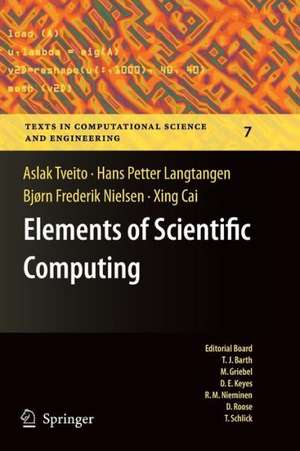 Elements of Scientific Computing de Aslak Tveito