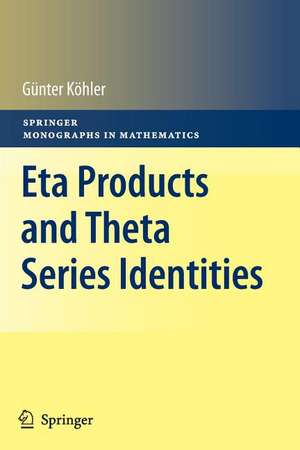 Eta Products and Theta Series Identities de Günter Köhler