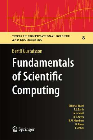 Fundamentals of Scientific Computing de Bertil Gustafsson