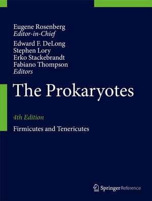 The Prokaryotes: Firmicutes and Tenericutes de Eugene Rosenberg