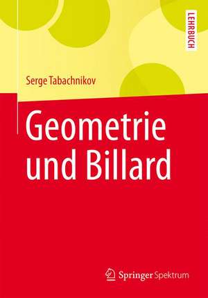 Geometrie und Billard de Serge Tabachnikov