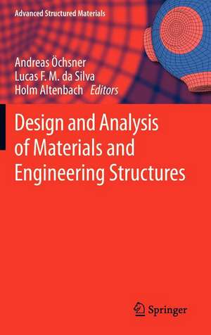 Design and Analysis of Materials and Engineering Structures de Andreas Öchsner