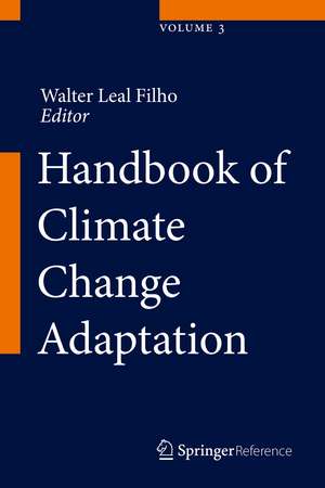 Handbook of Climate Change Adaptation de Walter Leal Filho