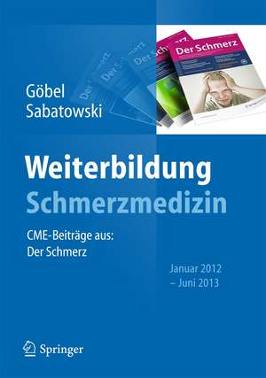 Weiterbildung Schmerzmedizin: CME-Beiträge aus: Der Schmerz Januar 2012 - Juni 2013 de Hartmut Göbel