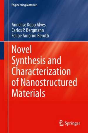 Novel Synthesis and Characterization of Nanostructured Materials de Annelise Kopp Alves