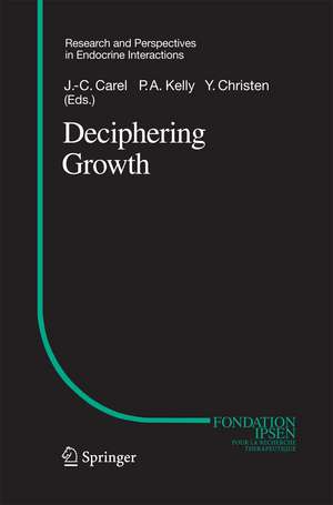 Deciphering Growth de J. -C. Carel