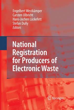 National Registration for Producers of Electronic Waste de Stefan Dully