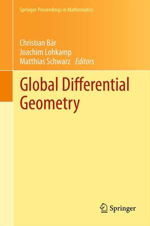 Global Differential Geometry de Christian Bär