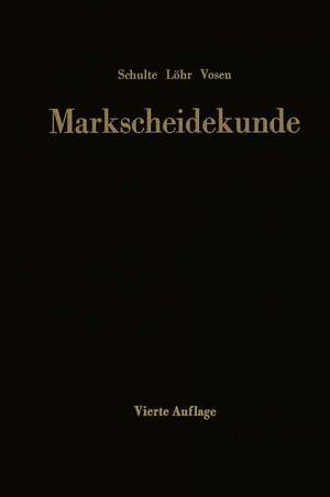 Markscheidekunde für das Studium und die betriebliche Praxis de Gottfried Schulte