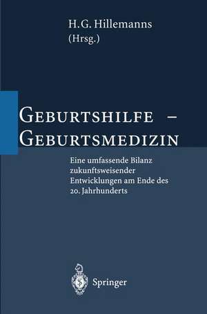 Geburtshilfe — Geburtsmedizin: Eine umfassende Bilanz zukunftsweisender Entwicklungen am Ende des 20. Jahrhunderts de H. G. Hillemanns