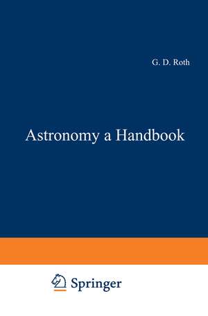 Astronomy: a Handbook de A. Beer